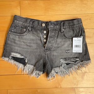 Free People Denim Shorts